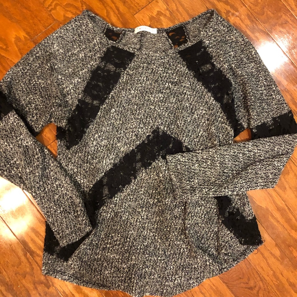 Grey and Black Sweater